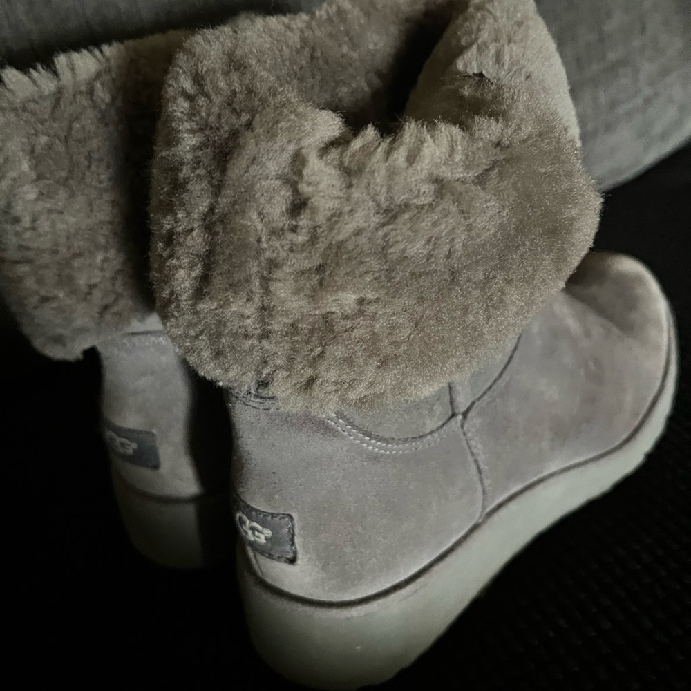 UGG Women's Gray Shearling Winter Boots